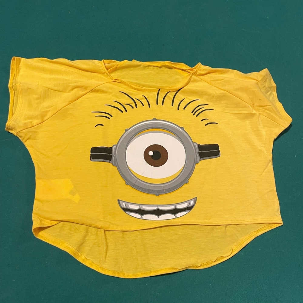 Minion crop top costume
